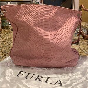 Furla - Genuine Pink Crocodile Leather - like new